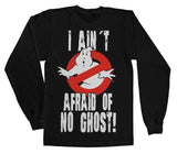 I Ain´t Afraid Of No Ghost Long Sleeve Tee Long Sleeve T-Shirt fra Ghostbusters