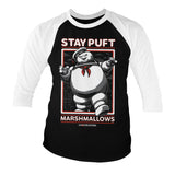 Stay Puft Marshmallows Baseball 3/4 Sleeve Tee Baseball 3/4 Sleeve Tee fra Ghostbusters