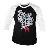 Ghostbusters - Stay Puft Baseball 3/4 Sleeve Tee Baseball 3/4 Sleeve Tee fra Ghostbusters