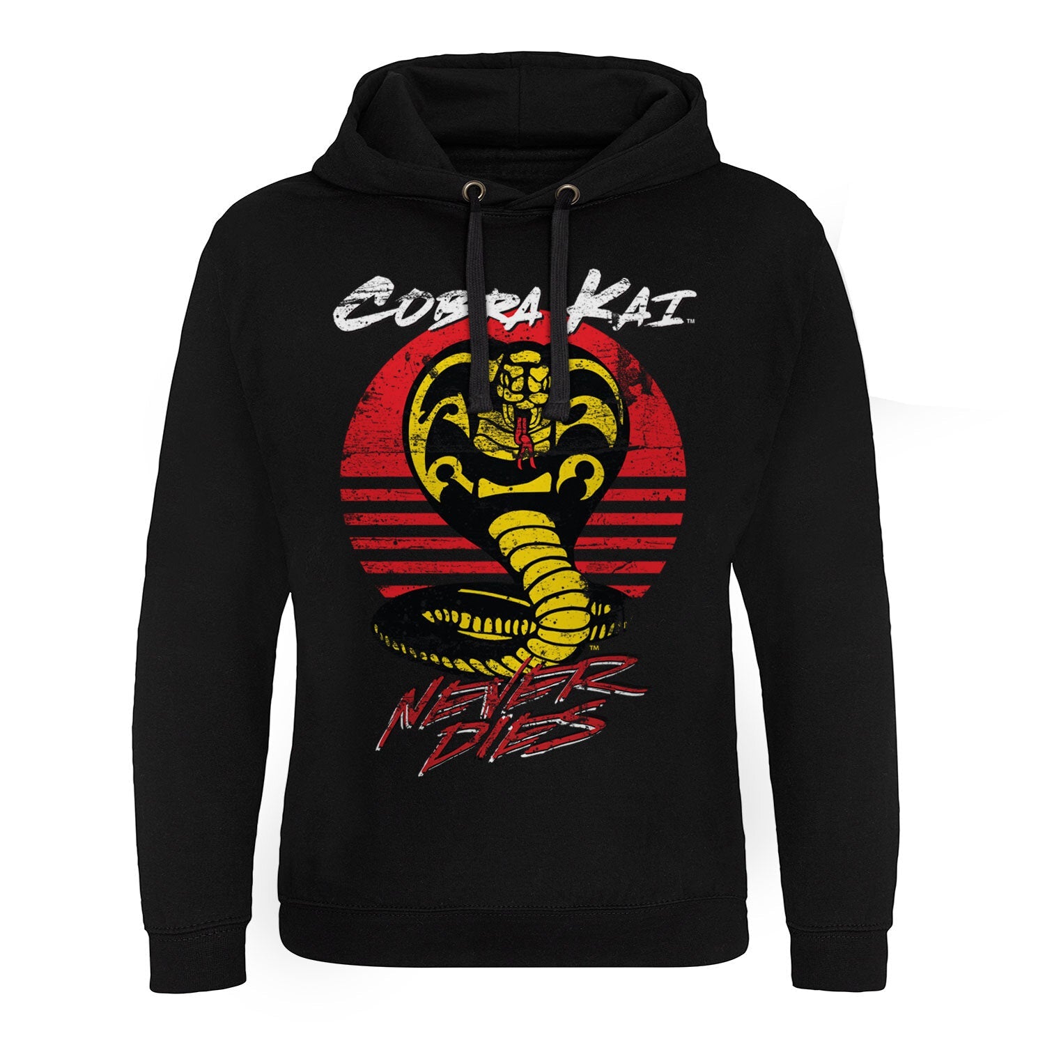 Cobra Kai Never Dies Epic Hoodie Organic Girly Tee fra Cobra Kai