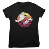 Ghostbusters Retro 80's Logo Girly Tee