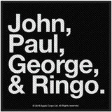 The Beatles: John - Paul - George & Ringo Patch – officielt merchandise