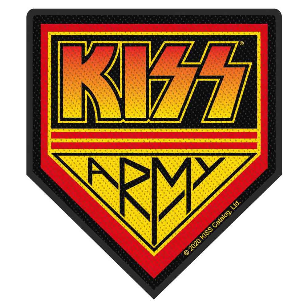 KISS: KISS Army Patch – officielt merchandise