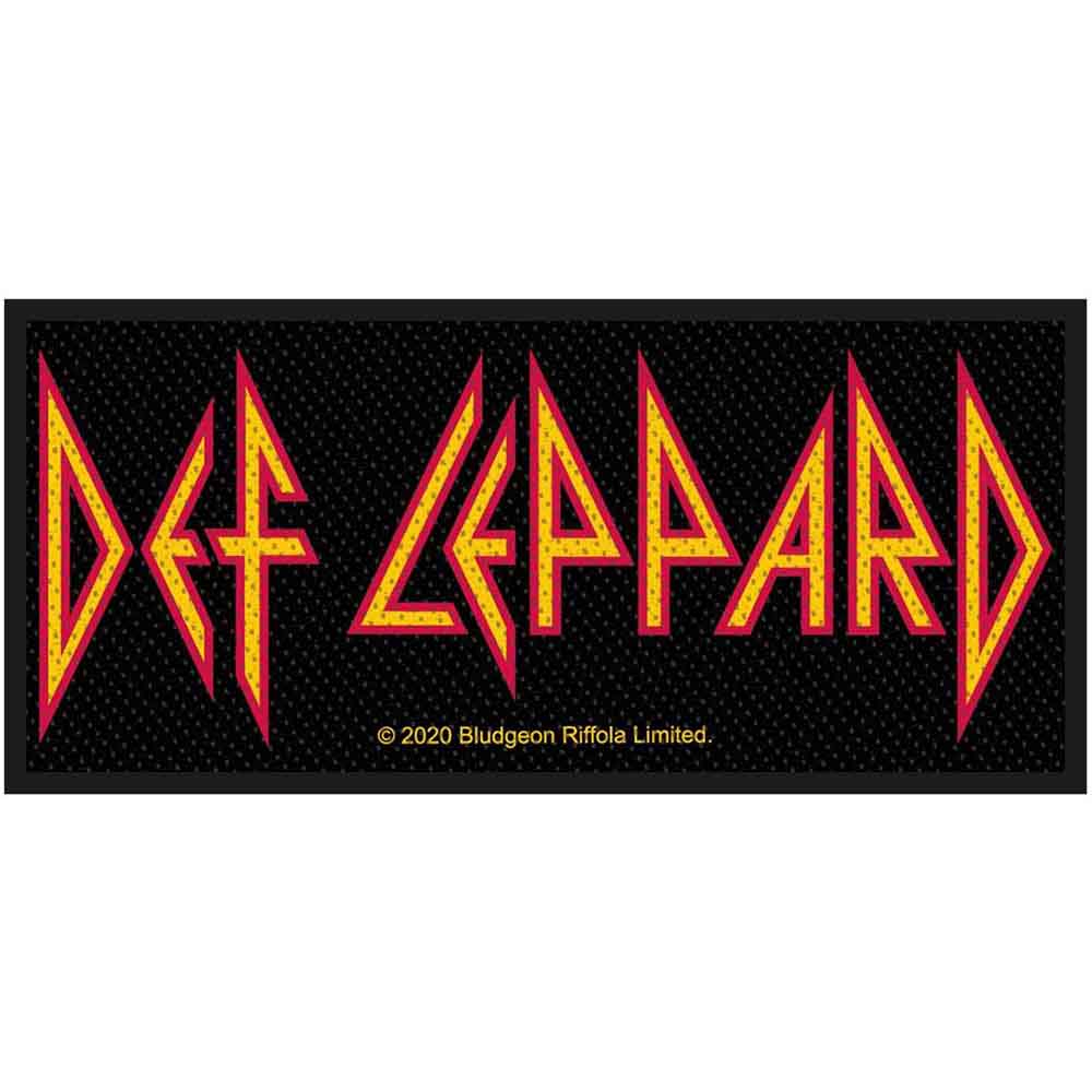 Def Leppard: Logo Patch – officielt merchandise