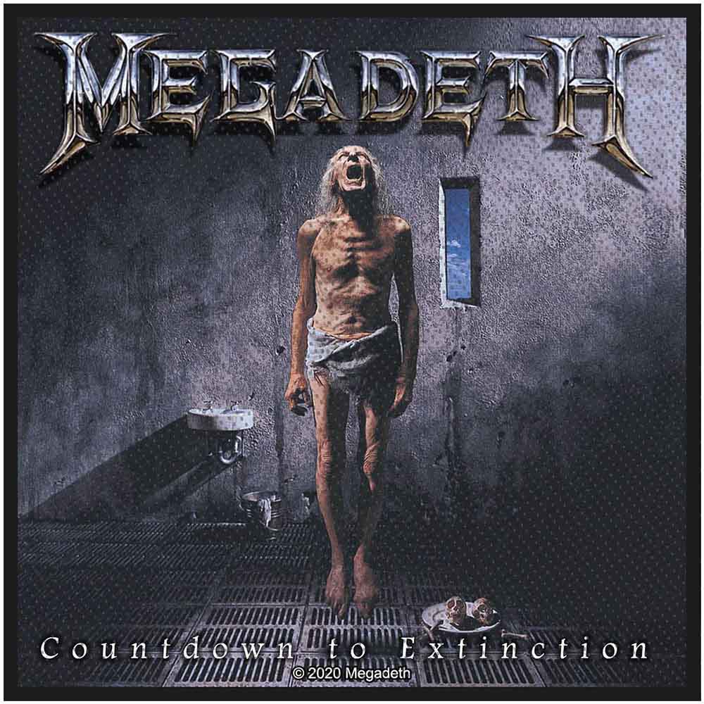 Megadeth: Countdown To Extinction Patch – officielt merchandise