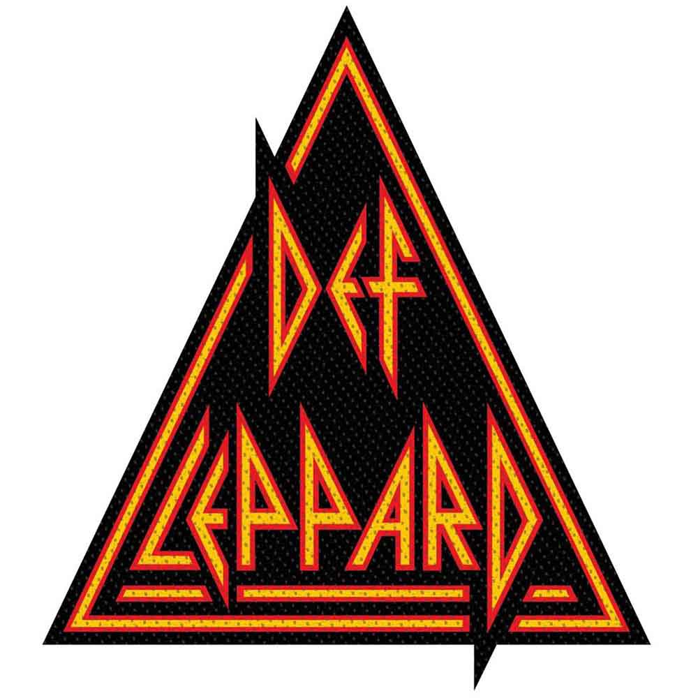 Def Leppard: Logo Cut Out Patch – officielt merchandise