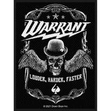 Warrant: Louder Harder Faster Patch – officielt merchandise