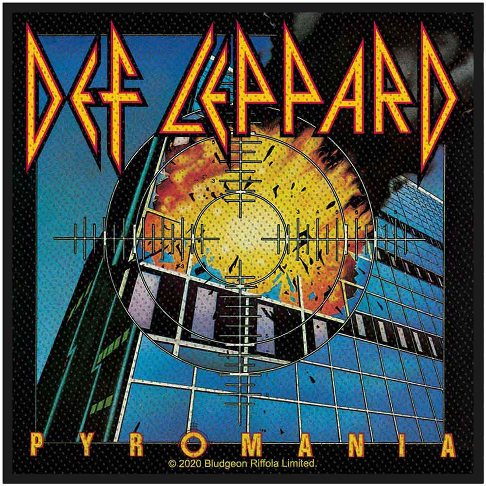 Def Leppard: Pyromania Patch – officielt merchandise