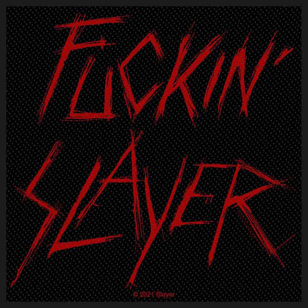 Slayer: Fuckin' Slayer Patch – officielt merchandise