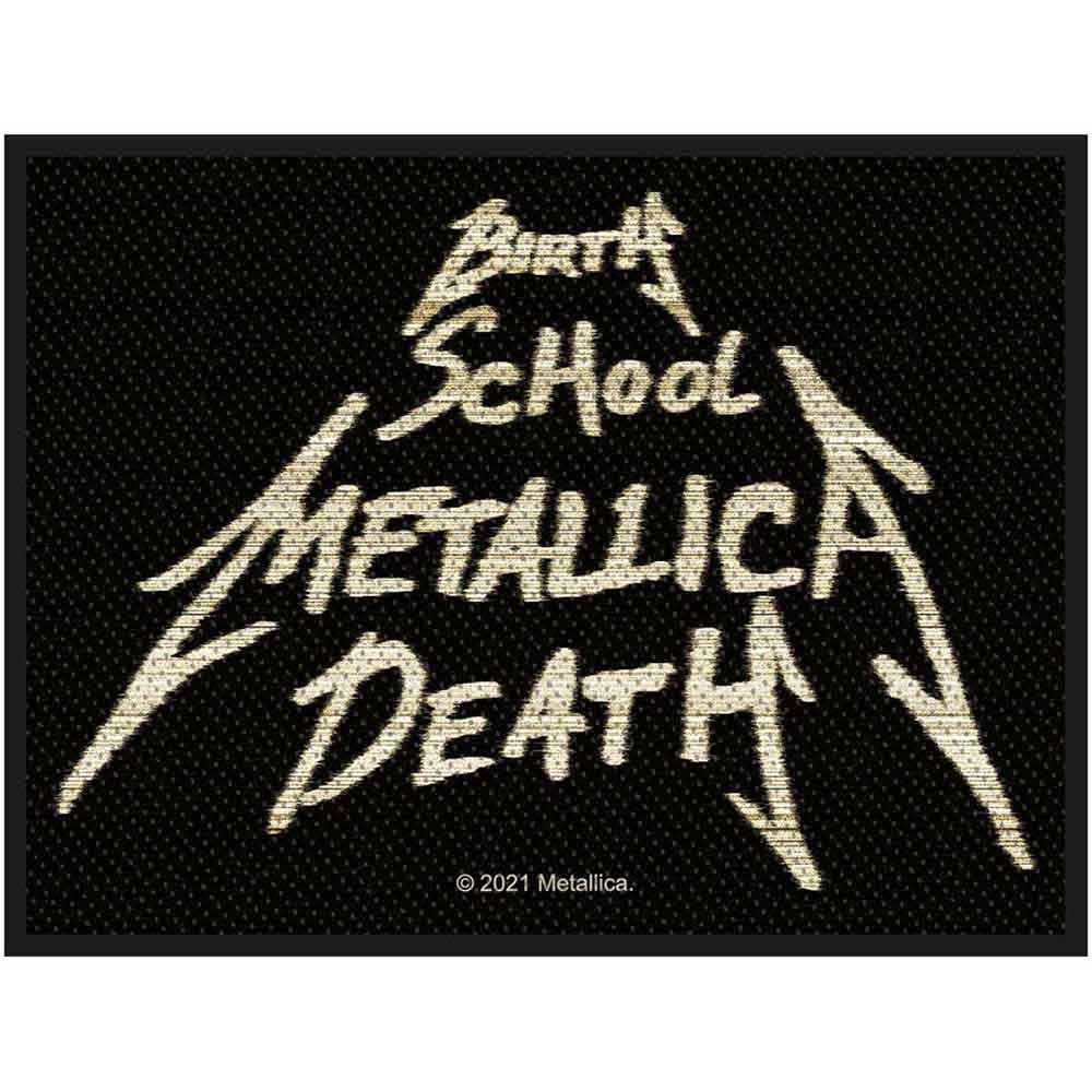 Metallica: Birth - School - Metallica - Death Patch – officielt merchandise