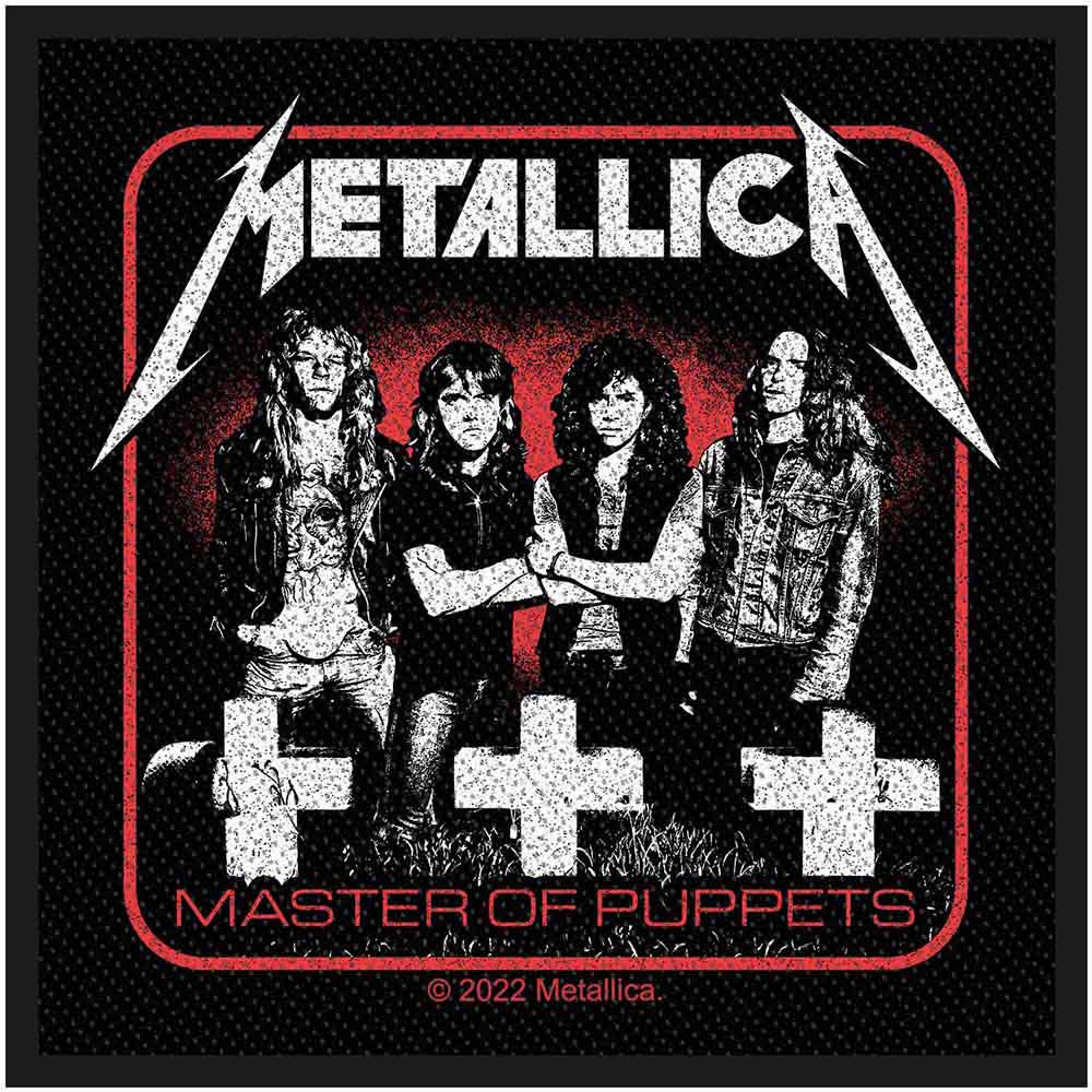 Metallica: Master Of Puppets Band Patch – officielt merchandise