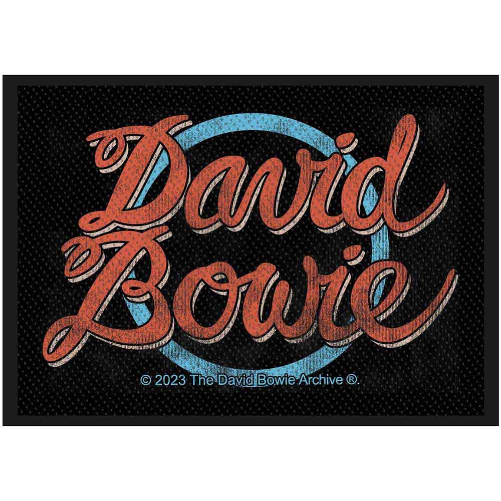 David Bowie: Logo Patch – officielt merchandise