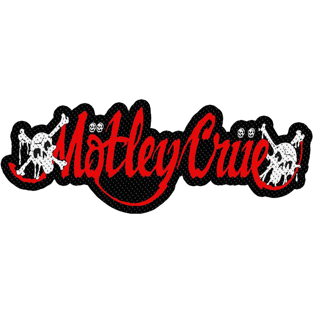 Motley Crue: Dr Feelgood Logo Cut Out Standard Patch