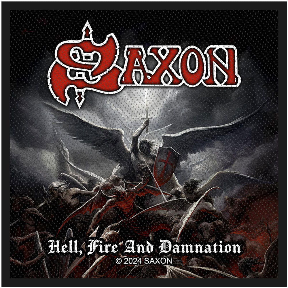 Saxon: Hell - Fire And Damnation Patch – officielt merchandise