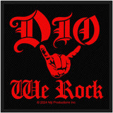 Dio: We Rock Standard Patch