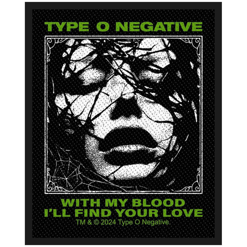 Type O Negative: With My Blood Woven Patch