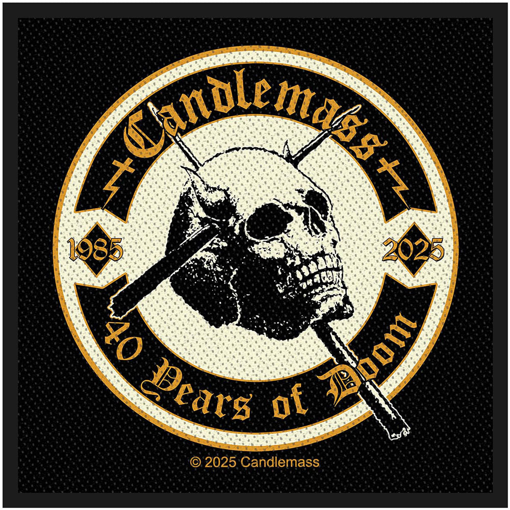 Candlemass: 40 Years Of Doom Woven Patch