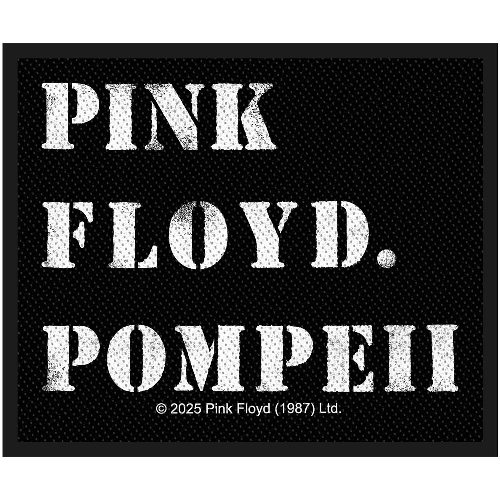 Pink Floyd: Stencil Logo Standard Woven Patch