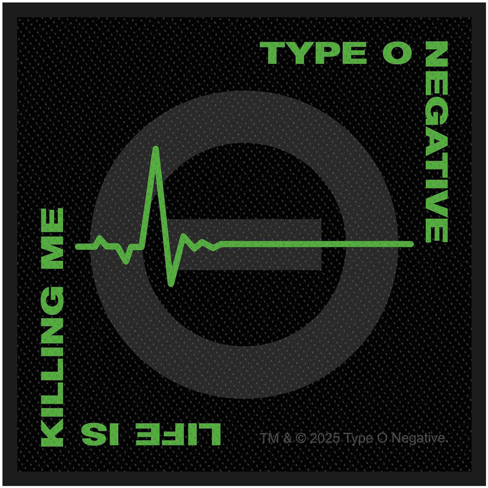 Type O Negative: Life Is Killing Me Standard Patch