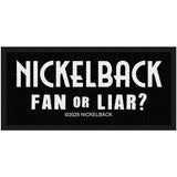 Nickelback: Fan Or Liar Patch – officielt merchandise