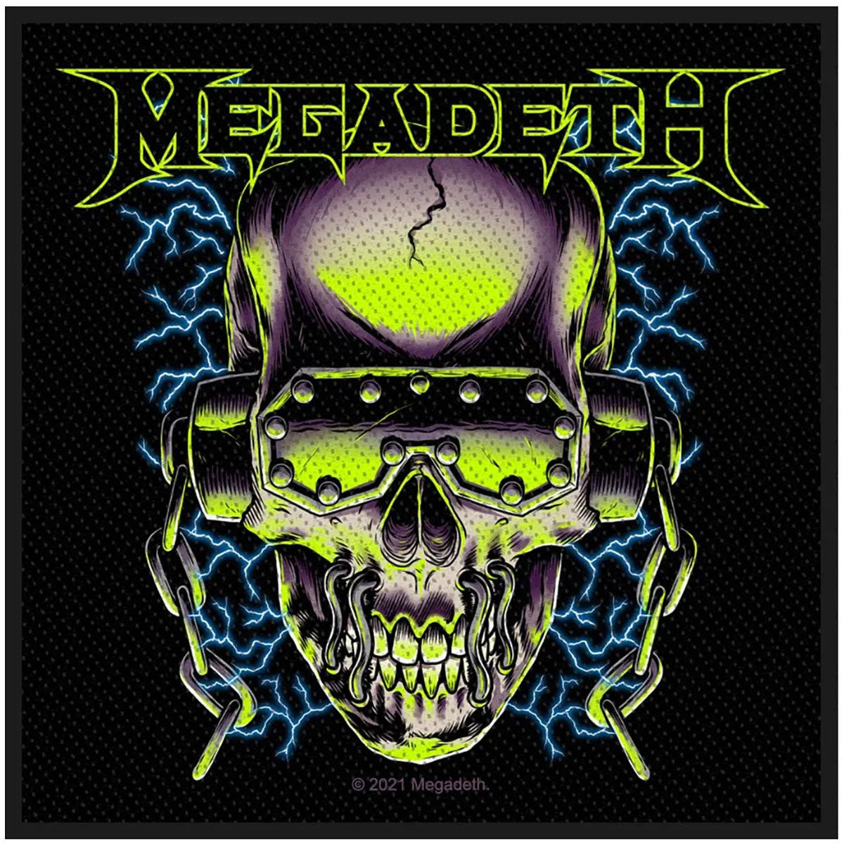 Megadeth: Vic Rattlehead Patch – officielt merchandise