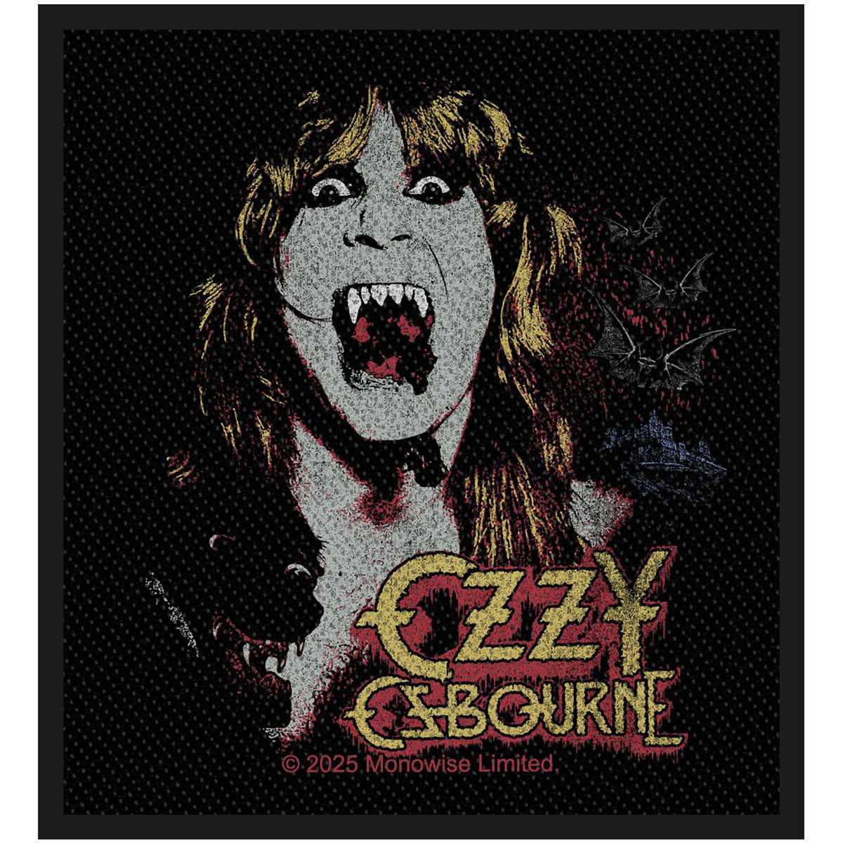 Ozzy Osbourne: Fangs Patch – officielt merchandise