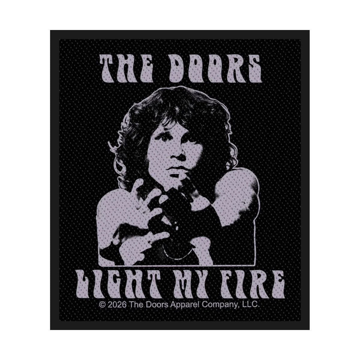 The Doors: Light My Fire Patch – officielt merchandise