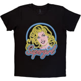 DC Comics: Supergirl Neon T-shirt – officielt merchandise