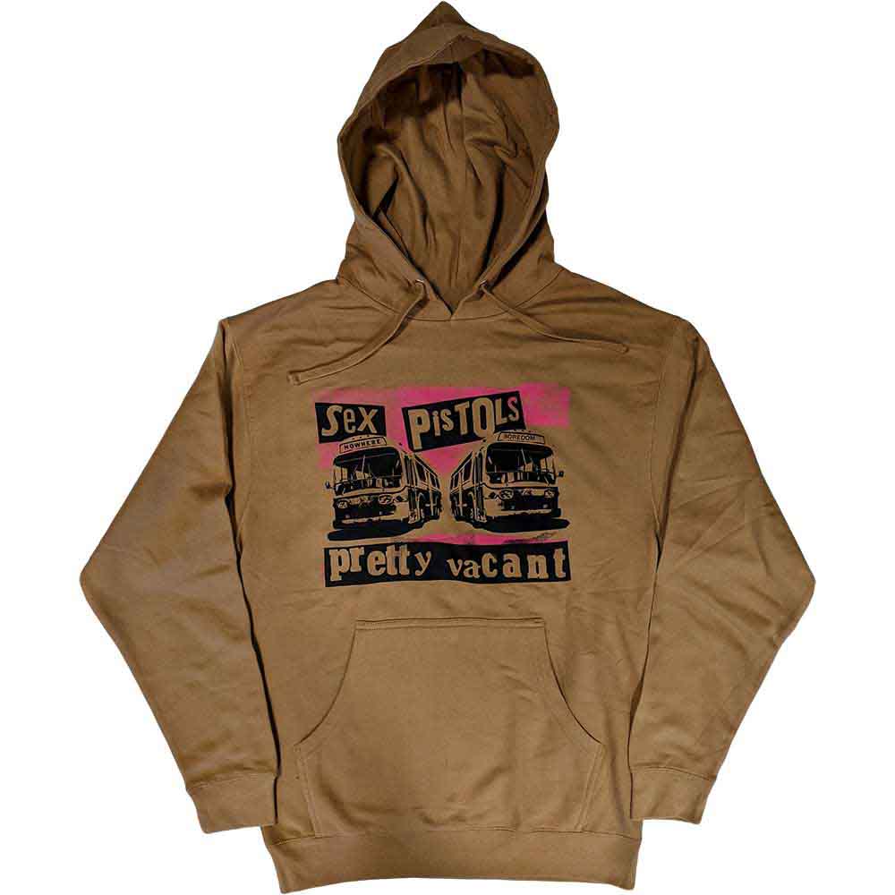 The Sex Pistols: Pretty Vacant (Sand) Hoodie – officielt merchandise