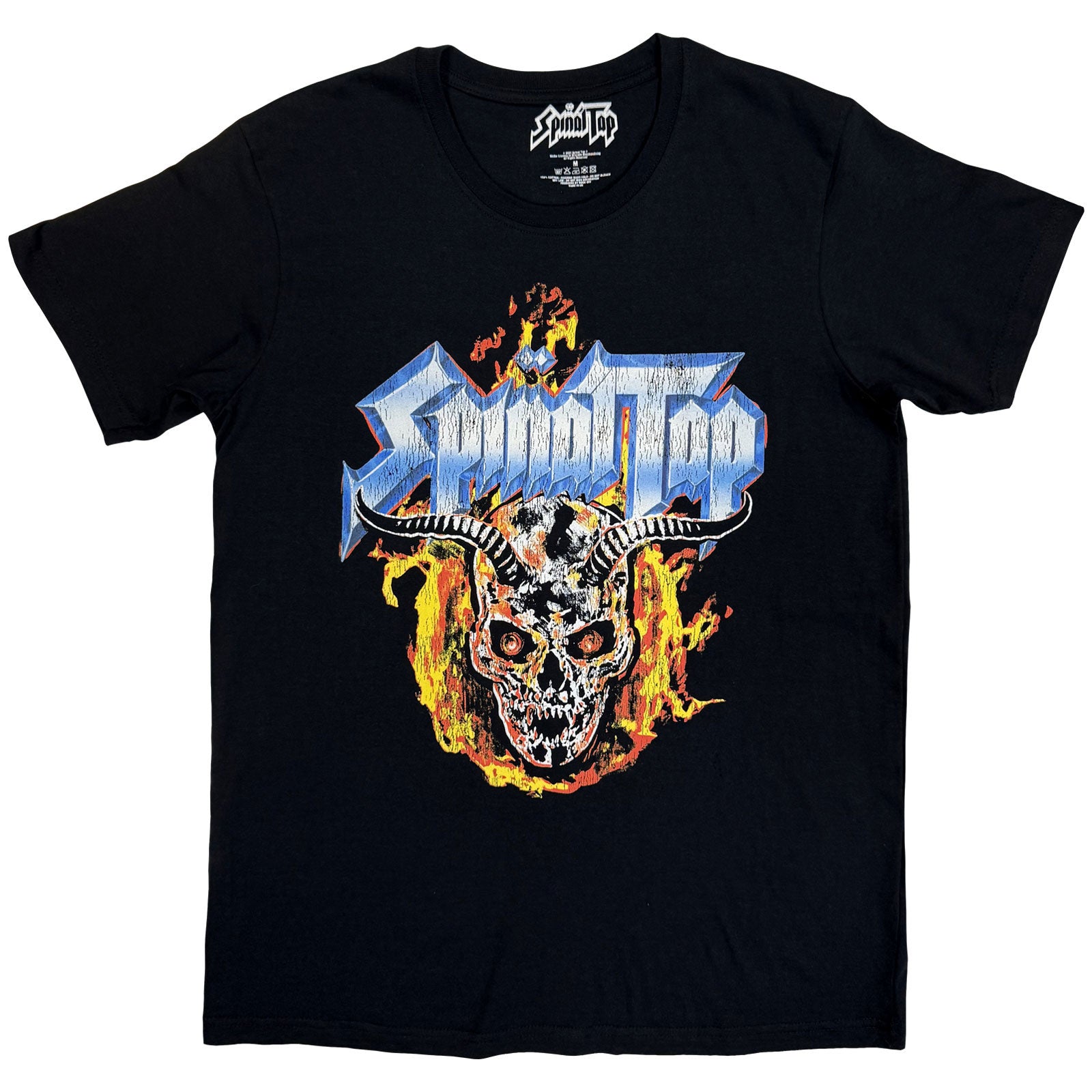 Spinal Tap: Flame Skull T-Shirt