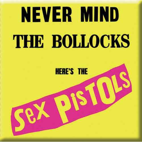 The Sex Pistols: Never Mind the Bollocks Magnet – officielt merchandise