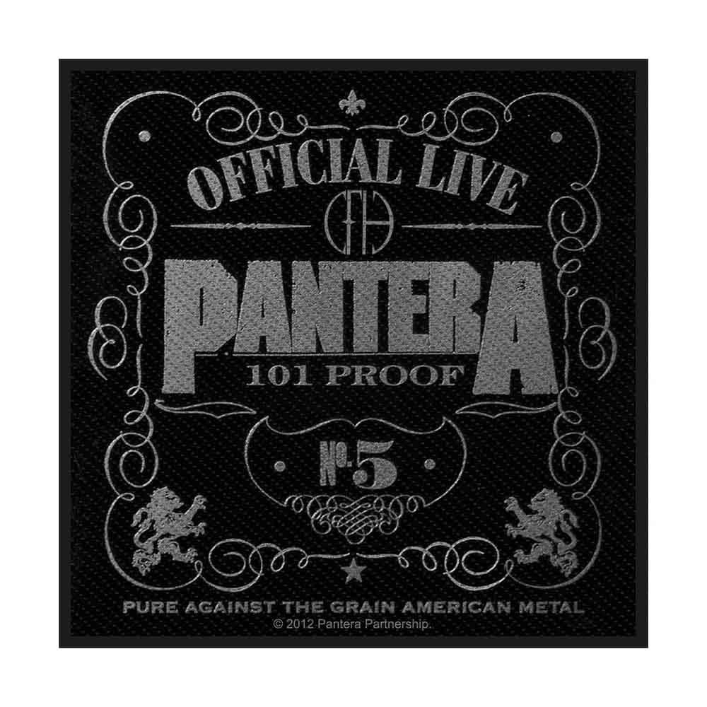 Pantera: 101% Proof (Retail Pack) Patch – officielt merchandise