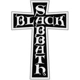 Black Sabbath: Cross Logo Cut Out Standard Patch