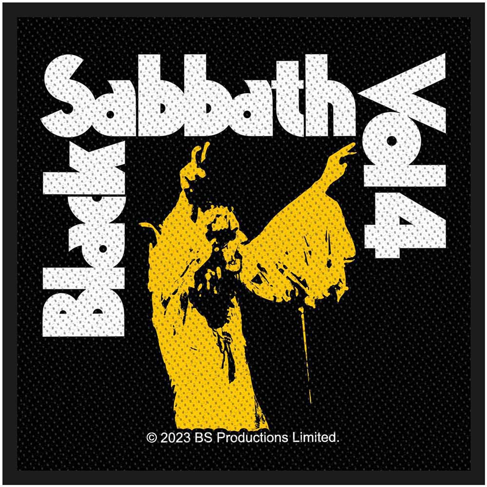 Black Sabbath: Vol 4 Woven Patch