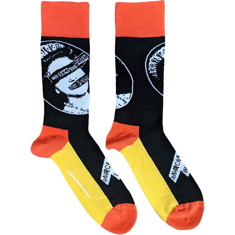 The Sex Pistols: God Save The Queen (UK Size 7 - 11) Strømper – officielt merchandise