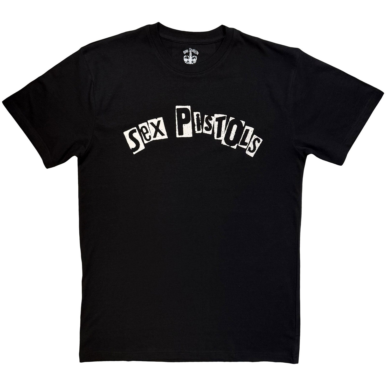The Sex Pistols: Logo Mono T-shirt – officielt merchandise