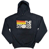 The Strokes: Logo & Stripes Hoodie – officielt merchandise