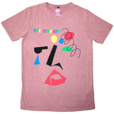 The Strokes: Abstract Face Stone Wash T-Shirt (Wash)