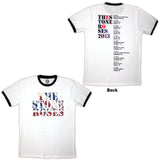 The Stone Roses: 2013 Tour Ringer Ringer T-Shirt (Back Print)