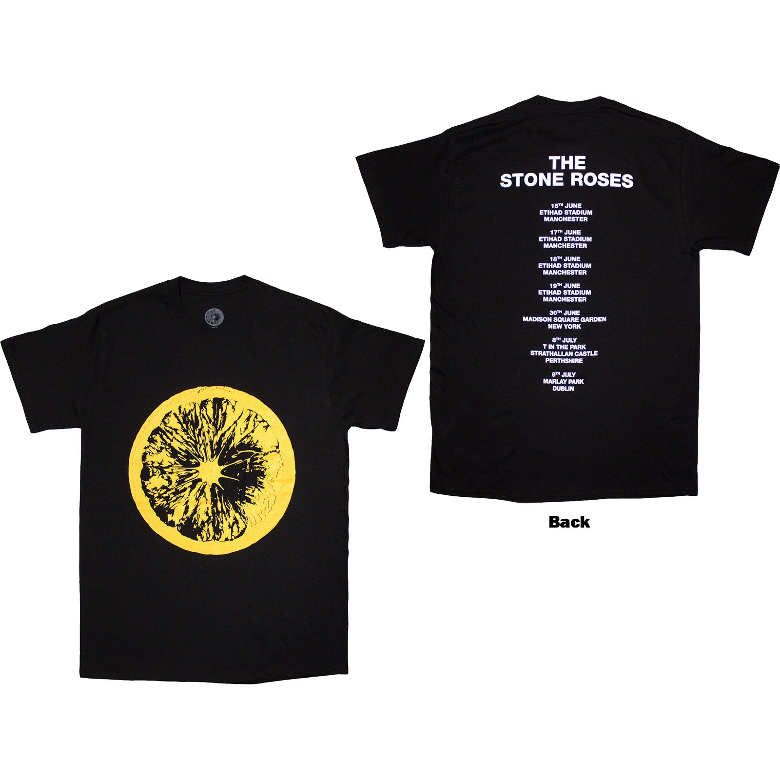 The Stone Roses: Tour 2016 T-Shirt (Back Print)