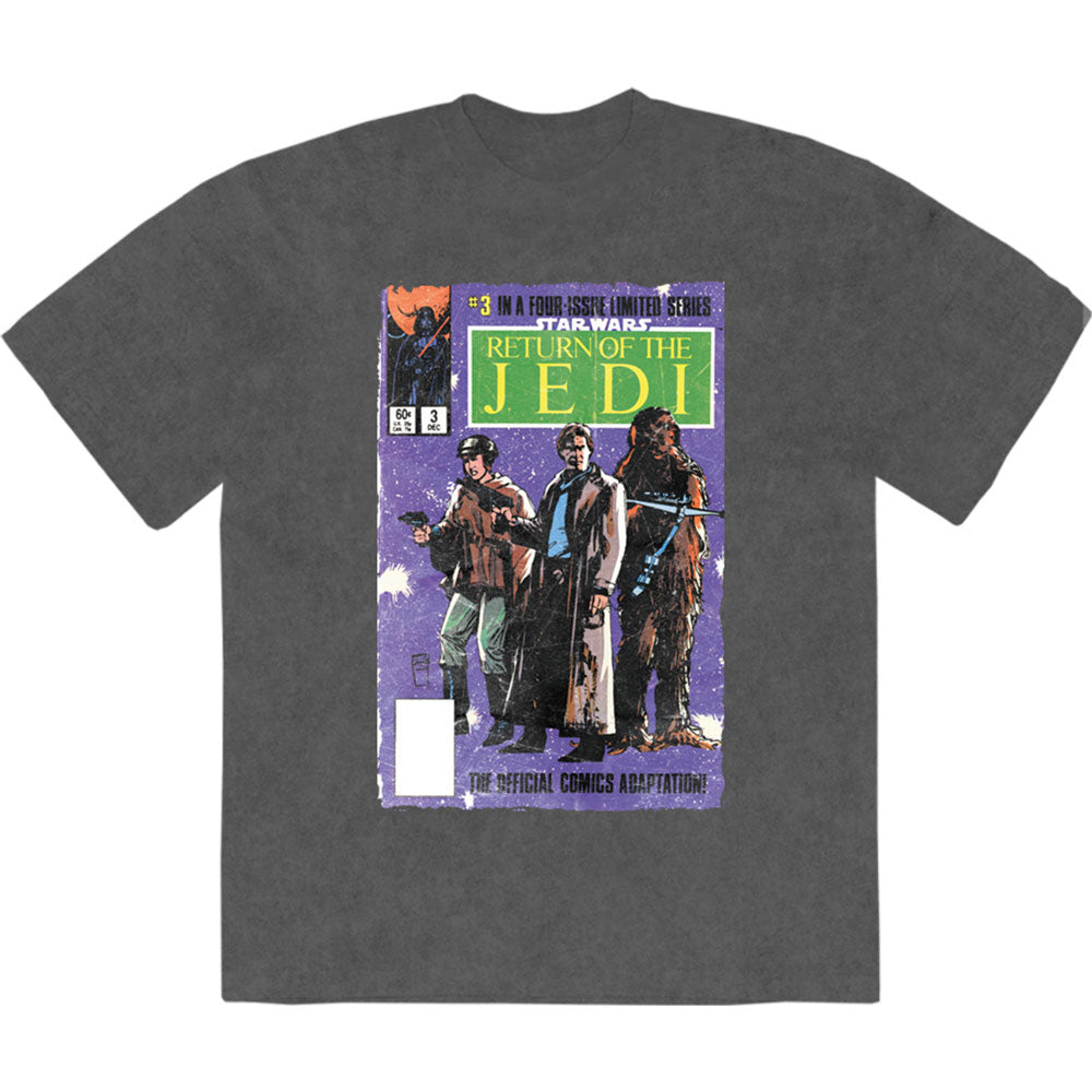 Star Wars: Return Of The Jedi Comic Stone Wash T-Shirt (Wash)