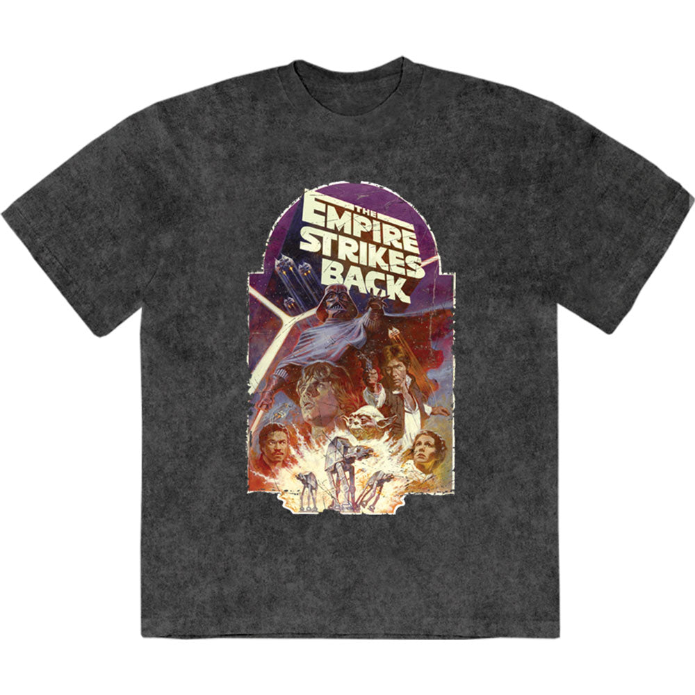 Star Wars: The Empire Strikes Back Explosion Stone Wash T-Shirt (Wash)