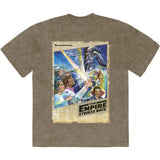 Star Wars: The Empire Strikes Back Comic Strip Stone Wash T-Shirt (Wash)