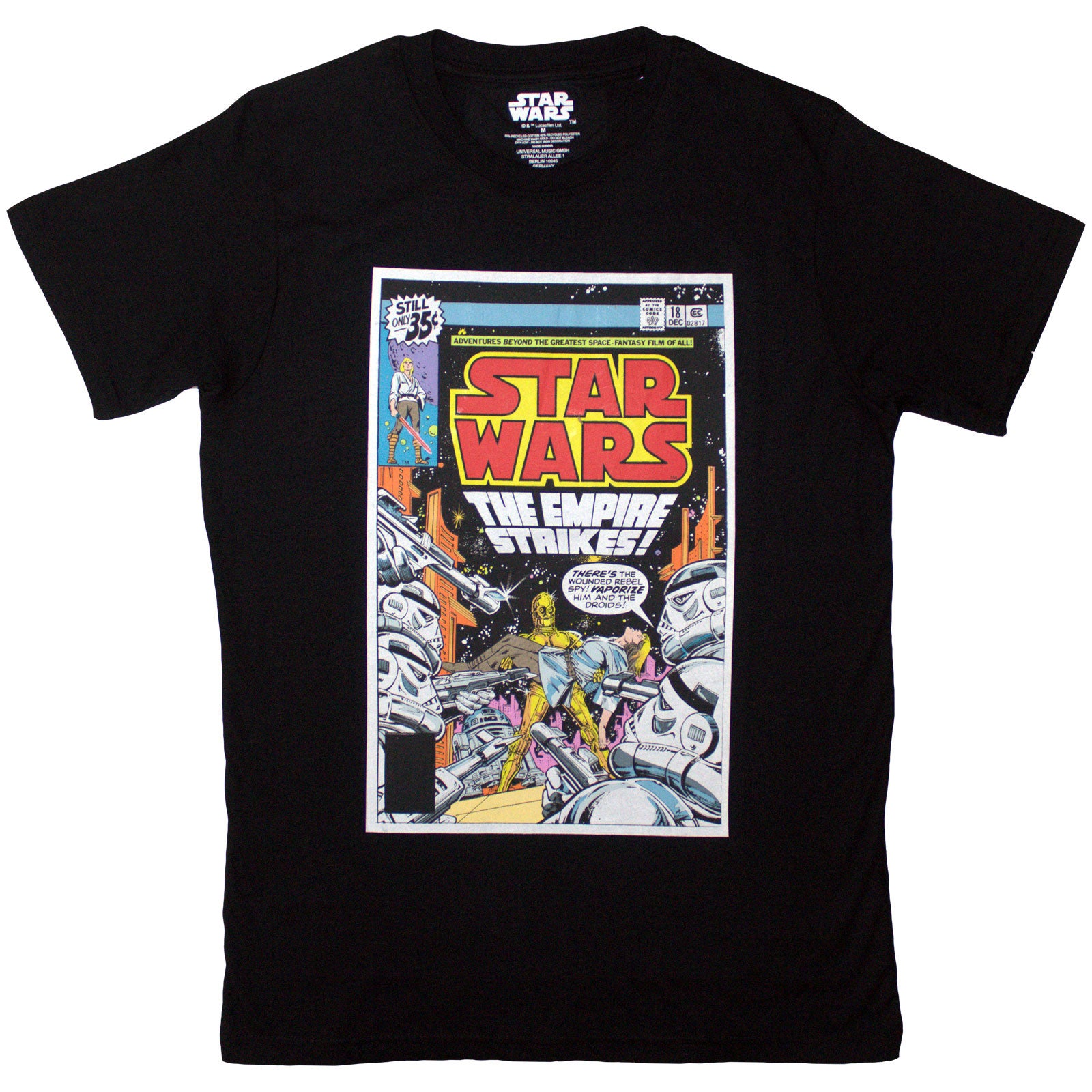 Star Wars: The Empire Strikes Comic Cover T-Shirt