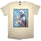 Star Wars: The Mandalorian Holding Grogu T-Shirt