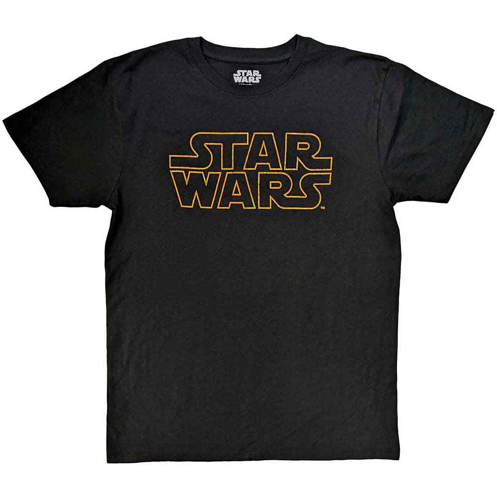 Star Wars: Logo Outline T-shirt – officielt merchandise