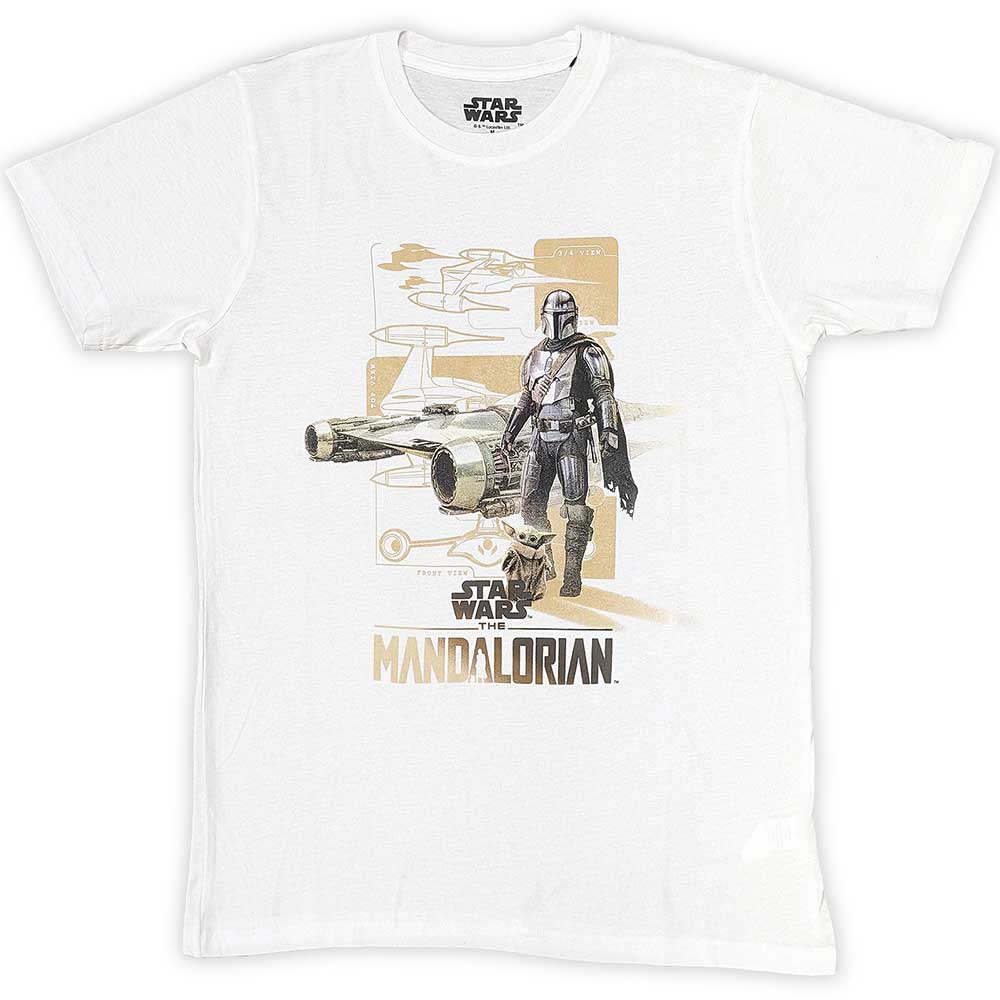 Star Wars: The Mandalorian Din & Grogu T-shirt – officielt merchandise