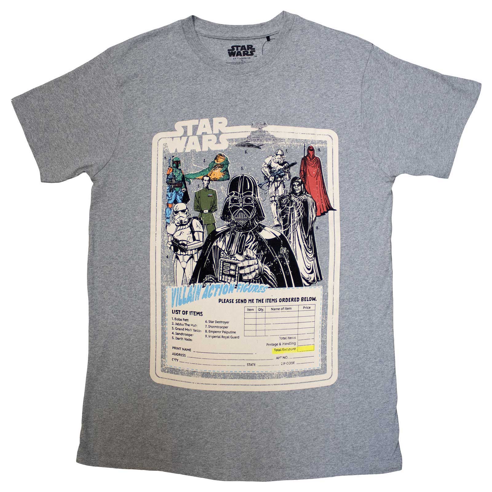 Star Wars: Villain Action Figures T-Shirt