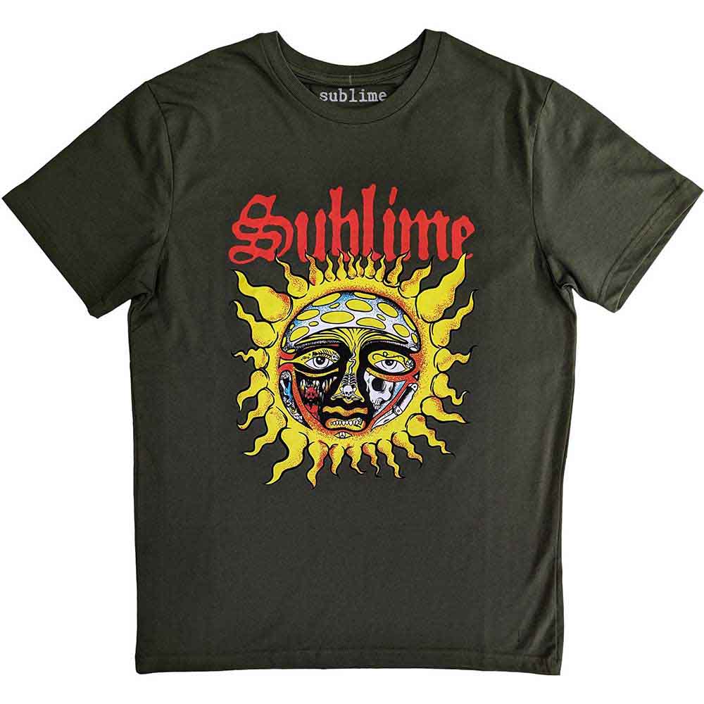 Sublime: Yellow Sun T-shirt – officielt merchandise