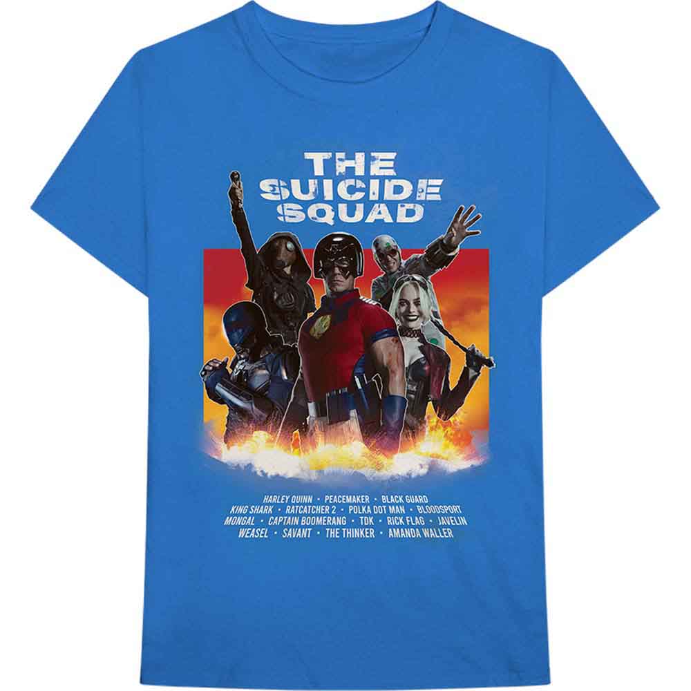 DC Comics: The Suicide Squad Credits T-shirt – officielt merchandise